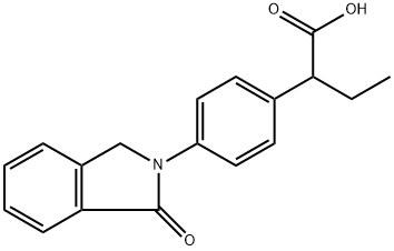 4-(1,3-Dihydro-1-oxo-(2H)-isoindol-2-yl)-alpha-ethylbenzeneacetic acid(63610-08-2)